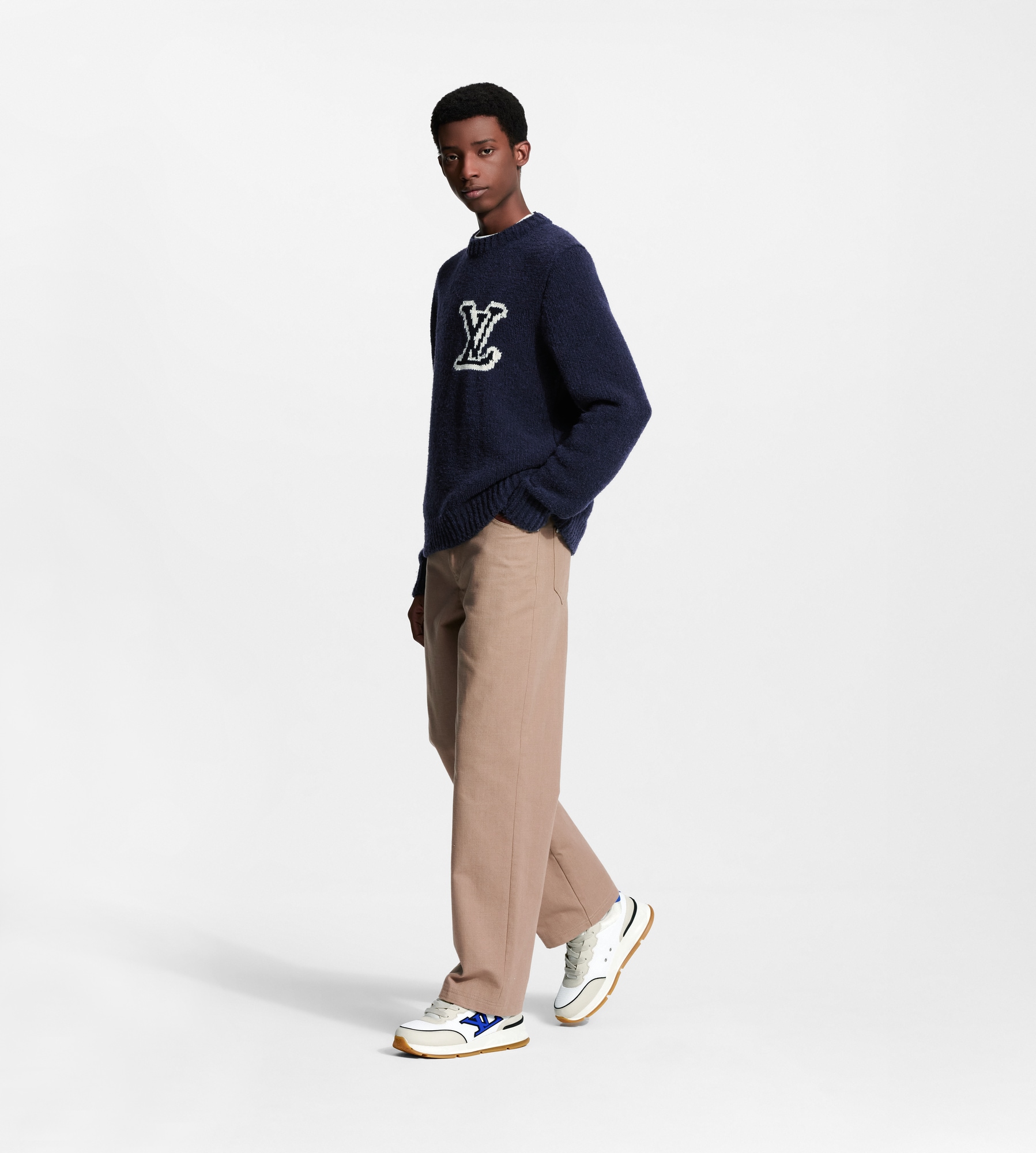 LOUIS VUITTON ライトウェイトクリンクル ナイロン ルイヴィトン Blue - Shoes - Men | LOUIS VUITTON